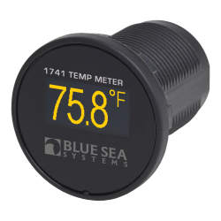 Blue Sea Systems, artnr: 1741B, Blue Sea Systems Meter Mini OLED Temp (Bulk).