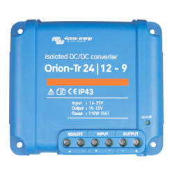 Victron Energy, artnr: ORI241210110, Orion-Tr 24/12-9A (110W), isolerad DC/DC-omvandlare
