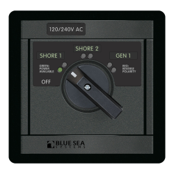 Blue Sea Systems, artnr: 1488, Blue Sea Systems Panel 360 120VAC Rotary65A OFF+3 (replaces 1488B-BSS).