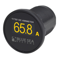 Blue Sea Systems, artnr: 1732B, Blue Sea Systems Meter Mini OLED DC Amps (Bulk).