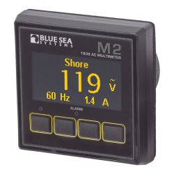 Blue Sea Systems, artnr: 1838B, Blue Sea Systems Monitor M2 OLED AC Multimeter (Bulk).