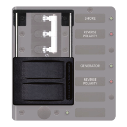 Blue Sea Systems, artnr: 4131B, Blue Sea Systems Lockout Slide 2pos 3pole C-Series (Bulk).