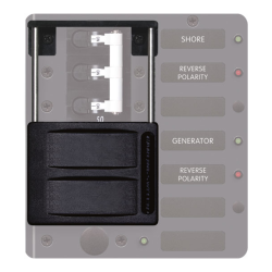 Blue Sea Systems, artnr: 4131, Blue Sea Systems Lockout Slide 2pos 3pole C-Series.