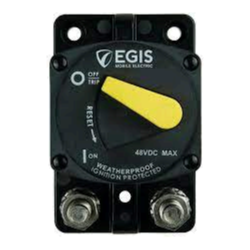 EGIS, artnr: 4704-135-EG, Automatsäkring 87 135A utanpåliggande montering, Box