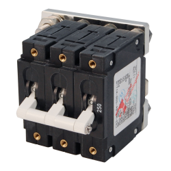 Blue Sea Systems, artnr: 7270, Blue Sea Systems Circuit Breaker CA3Toggle 250A Wht.