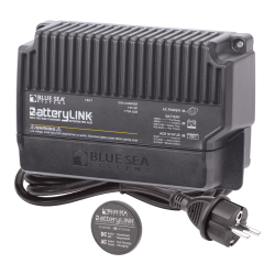 Blue Sea Systems, artnr: 7607, Blue Sea Systems Charger BatteryLink 12VDC 20A-Euro (replaces 7607B-BSS).