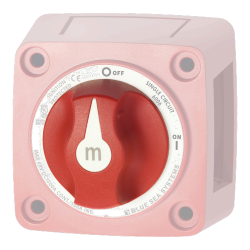 Blue Sea Systems, artnr: 7901, Blue Sea Systems Switch Battery M Knob Replace Red.