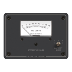 Blue Sea Systems, artnr: 8015, Blue Sea Systems Panel Meter Analog 8-16VDC 3 Bank.