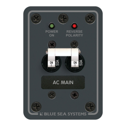 Blue Sea Systems, artnr: 8079, Blue Sea Systems Panel 120VAC Main 50A (replaces 8079B-BSS).