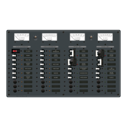 Blue Sea Systems, artnr: 8086, Blue Sea Systems Panel 120VAC 20pos DC 20pos (replaces 8086B-BSS).