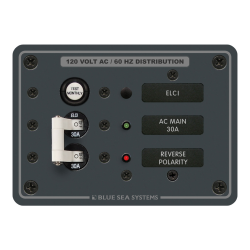 Blue Sea Systems, artnr: 8100, Blue Sea Systems Panel 120VAC ELCI Main 30A (replaces 8100B-BSS).