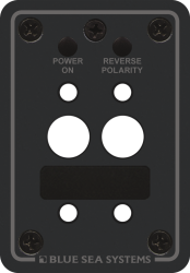 Blue Sea Systems, artnr: 8173B, Blue Sea Systems Panel Blank double A-series (Bulk)..
