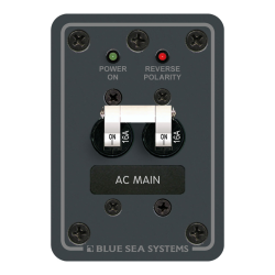 Blue Sea Systems, artnr: 8177, Blue Sea Systems Panel 230VAC Main 16A (replaces 8177B-BSS).