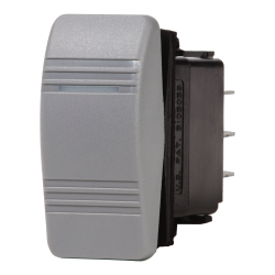 Blue Sea Systems, artnr: 8221B, Blue Sea Systems Switch Contura DPDT (ON)-OFF-ON (Bulk)..