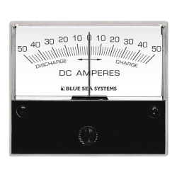 Blue Sea Systems, artnr: 8252, Analog amperemeter DC 50-0-50.