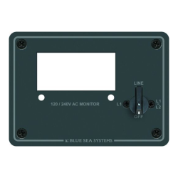 Blue Sea Systems, artnr: 8410, Blue Sea Systems Panel Single Meter 240VAC Selector (replaces 8410B-BSS).