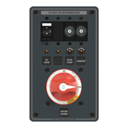Blue Sea Systems, artnr: 8686B, Blue Sea Systems Panel DC BatteryMng M DualCircPlus (Bulk).