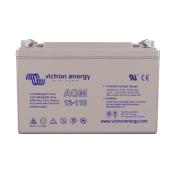 Victron Energy, artnr: BAT412101084, AGM-batteri 12V/110 Ah