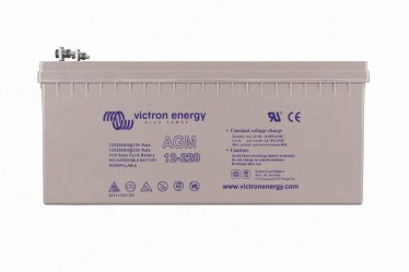 Victron Energy, artnr: BAT412124081, AGM Deep Cycle-batteri, 12V/240Ah  (M8) 