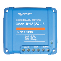Victron Energy, artnr: ORI122410110, Orion-Tr 12/24-5A (120W), isolerad DC/DC-omvandlare 