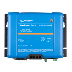 Victron Energy, artnr: PSC123053085, Phoenix Smart IP43 batteriladdare. 12V/30A, 3 utgångar.