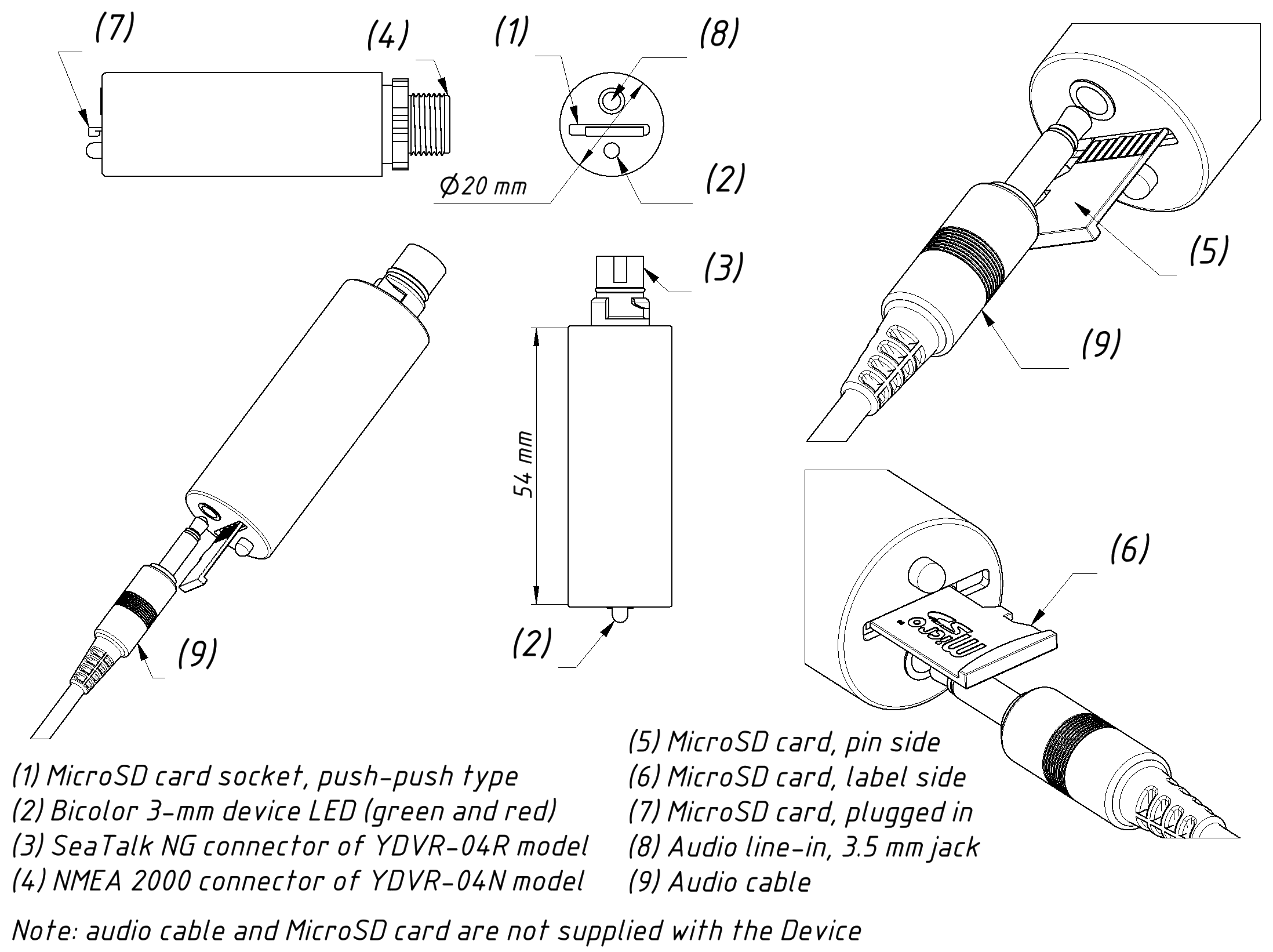 ydvr04 drawing